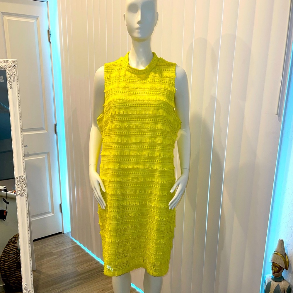 What a beautiful yellow dress
